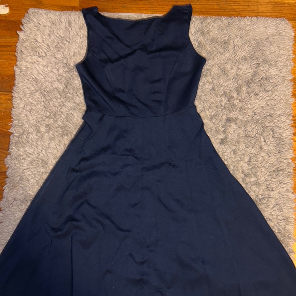 navy blue dress size small